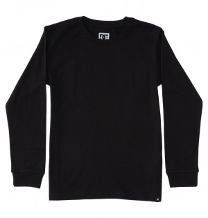 DC All Smiles - Long Sleeve T-Shirt 10-16 Negros | VRIGTW637