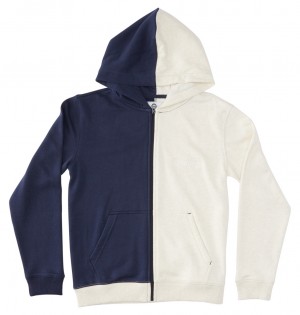 DC Baseline - Zip-Up Hoodie 10-16 Azul Marino | SCPHFJ834