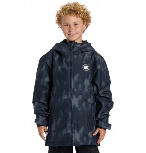 DC Basis Print - Technical Snow Jacket 8-16 Negros | AHJUNY197