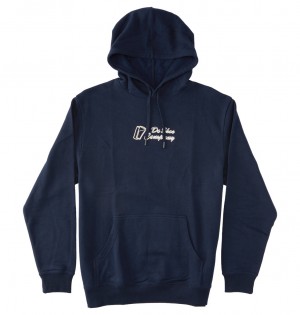 DC Big Willys - Hoodie Azul Marino | JXYSUL934