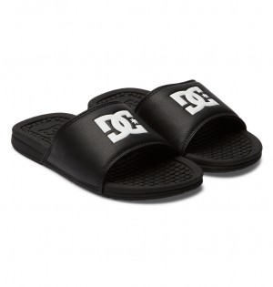 DC Bolsa - Sandals Negros Blancos | UTJLHQ801