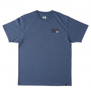 DC Cactus - Crew Neck T-Shirt Azules | KUFOPM451
