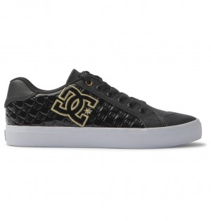 DC Chelsea Plus Se Sn - Shoes Negros Dorados | HQKYMO074