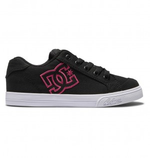 DC Chelsea - Shoes Negros Rosas | WQOAJU769