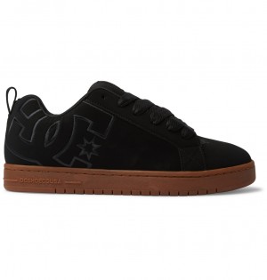 DC Court Graffik - Leather Shoes Negros | EJPTVO375