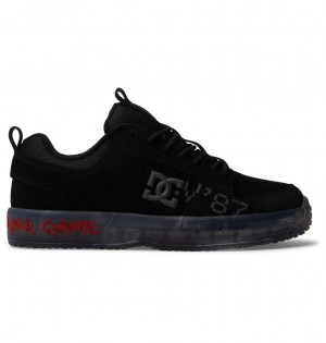 DC DCV87 Lynx - Leather Shoes Negros | OKRCYP518