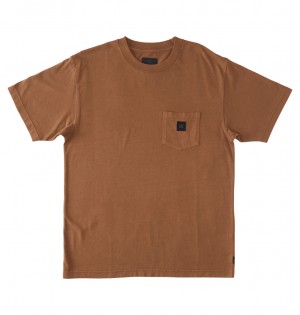 DC DC 1994 - Short Sleeve T-Shirt Bison Garment Dye | DVZTEB917