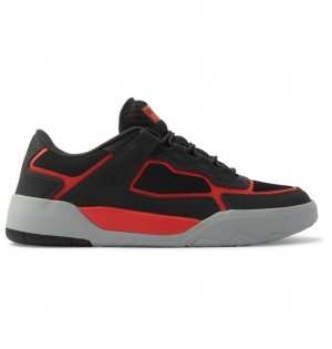 DC DC Metric - Leather Shoes Grises Oscuro Naranjas | MPBFTN738