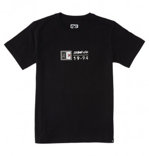 DC DC Split Star - T-Shirt Negros | WUEHNS384