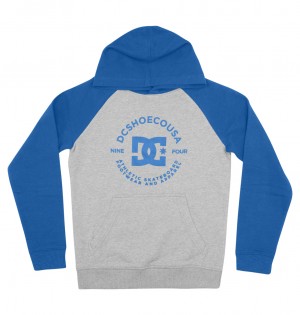 DC DC Star Pilot - Hoodie 8-16 Grises Azules | FLVWNR792