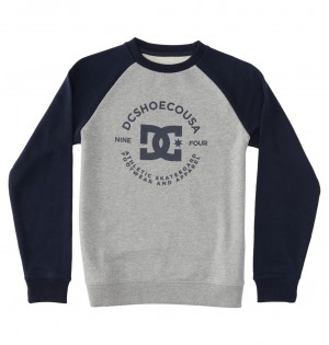DC DC Star Pilot - Sweatshirt 8-16 Grises Azul Marino | IWLRVS906