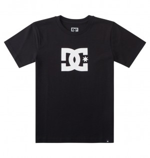 DC DC Star - Short Sleeve T-Shirt 8-16 Negros | SZAGIO305