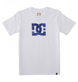 DC DC Star - T-Shirt 8-16 Blancos Camuflados | BJXEHY398