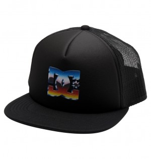 DC Gas Station - Trucker Cap Negros | PZEHJO470