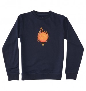 DC Its All Good - Sweatshirt 10-16 Azul Marino | GDVCMJ278