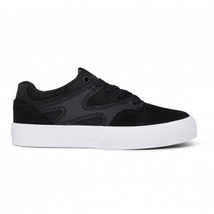 DC Kalis Vulc - Shoes Negros Negros Blancos | XNMEKG136
