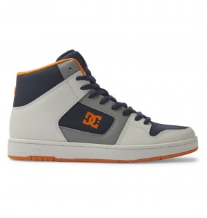 DC Manteca 4 Hi - High-Top Shoes Azul Marino Grises | HFCSLQ475