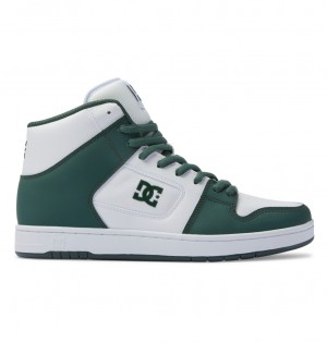 DC Manteca 4 Hi - High-Top Shoes Blancos Verde Oliva Oscuro | RAVDHS079