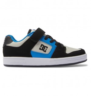 DC Manteca 4 V - Shoes Negros Azules Grises | UHINQV839
