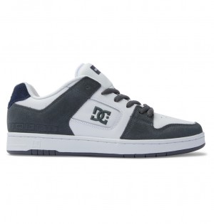 DC Manteca S - Leather Skate Shoes Negros | YWQEFM310