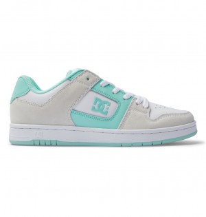 DC Manteca - Leather Shoes Verde Menta | YKPBAQ078
