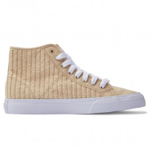 DC Manual Hi - High-Top Shoes Tan | MAETXS197