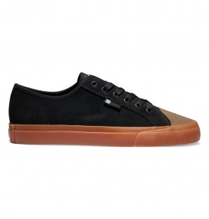 DC Manual RT S - Leather Skate Shoes Negros | PEBAVW493