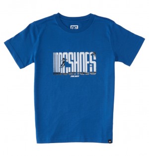 DC On The Grind - T-Shirt 10-16 Azules | GYREQC730