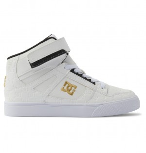 DC Pure Hi SE - High-Top Shoes Blancos Plateados | DSHAZI253