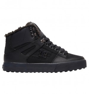 DC Pure High WNT - Winter High-Top Boots Negros Negros Negros | FYIJQX092
