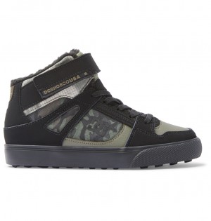DC Pure High WNT - Winter High-Top Boots Verde Oliva | ZPGRDY753