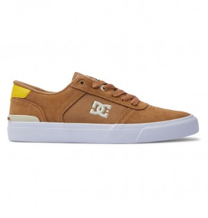 DC Teknic S - Skate Shoes Marrom Amarillos | XONJLC310