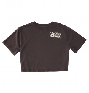 DC Timeless Boxy - T-Shirt Negros Azules | IHOMBF398