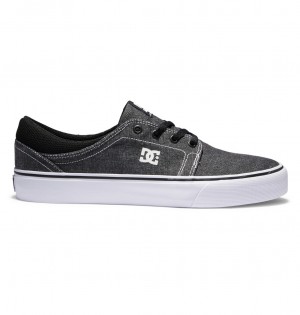 DC Trase TX - Shoes Negros Blancos Blancos | XYRMOQ086