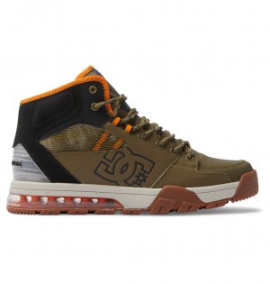 DC Versatile Hi WR - Lace-Up Boots Verde Oliva Negros | YSQOJE814