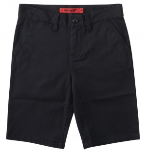 DC Worker Relaxed - Chino Shorts 8-16 Negros | WLHNOR508
