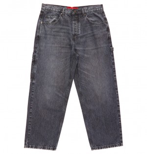 DC Worker - Baggy Carpenter Jeans Negros | MHDIBU952