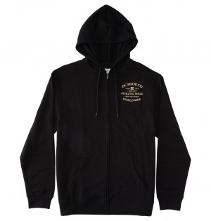 DC World Renowned - Zip-Up Hoodie Negros | XACGYH143
