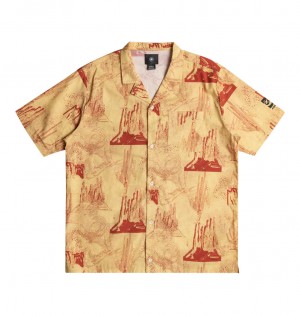 DC x Monegros - Short Sleeve Shirt Amarillos | HYWTXD426