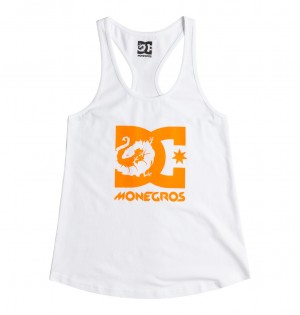 DC x Monegros - Vest Top Blancos | OKBYWH528